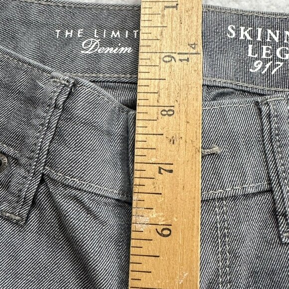 Limited Women's 917 Ankle Stretch Premium Denim Skinny Leg Jeans Size 2 Gray - Picture 4 of 8